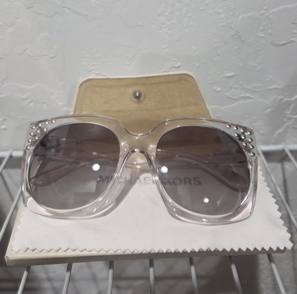 Michael Kors Women's Clear Sunglasses - Michael Kors MK2067 Destin.